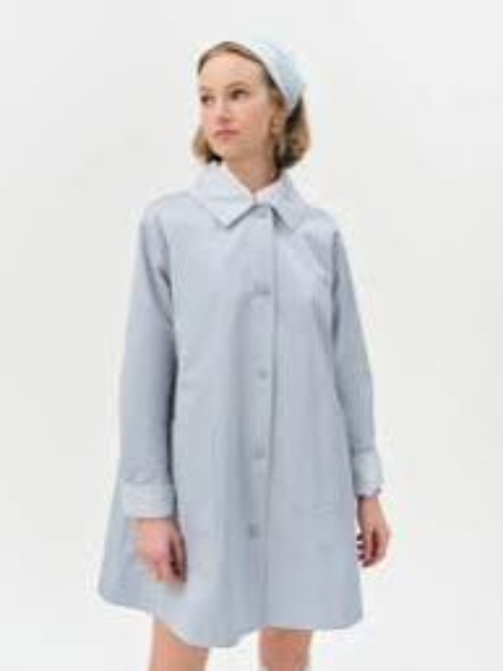 For Love & Lemons Leslie Blue Reversible Gingham Jacket Size Small - NWT